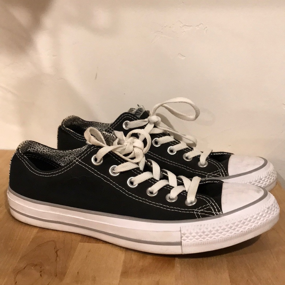Converse Double Tongue with Polka Dots